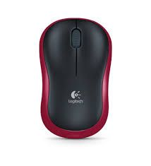 LOGITECH M185 KABLOSUZ MOUSE KIRMIZI